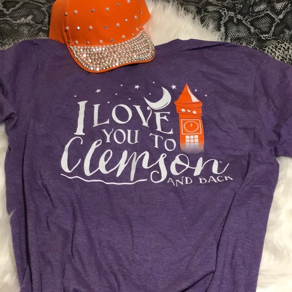 💚 NEW CLEMSON TIGERS LADIES TEE - Picture 1 of 4